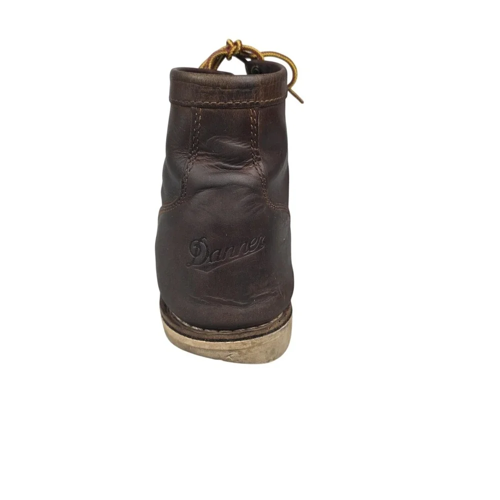 Danner Boots Mens Size 12 Brown Leather‎ Bull Run Moc 6 Steel Toe Work Safety